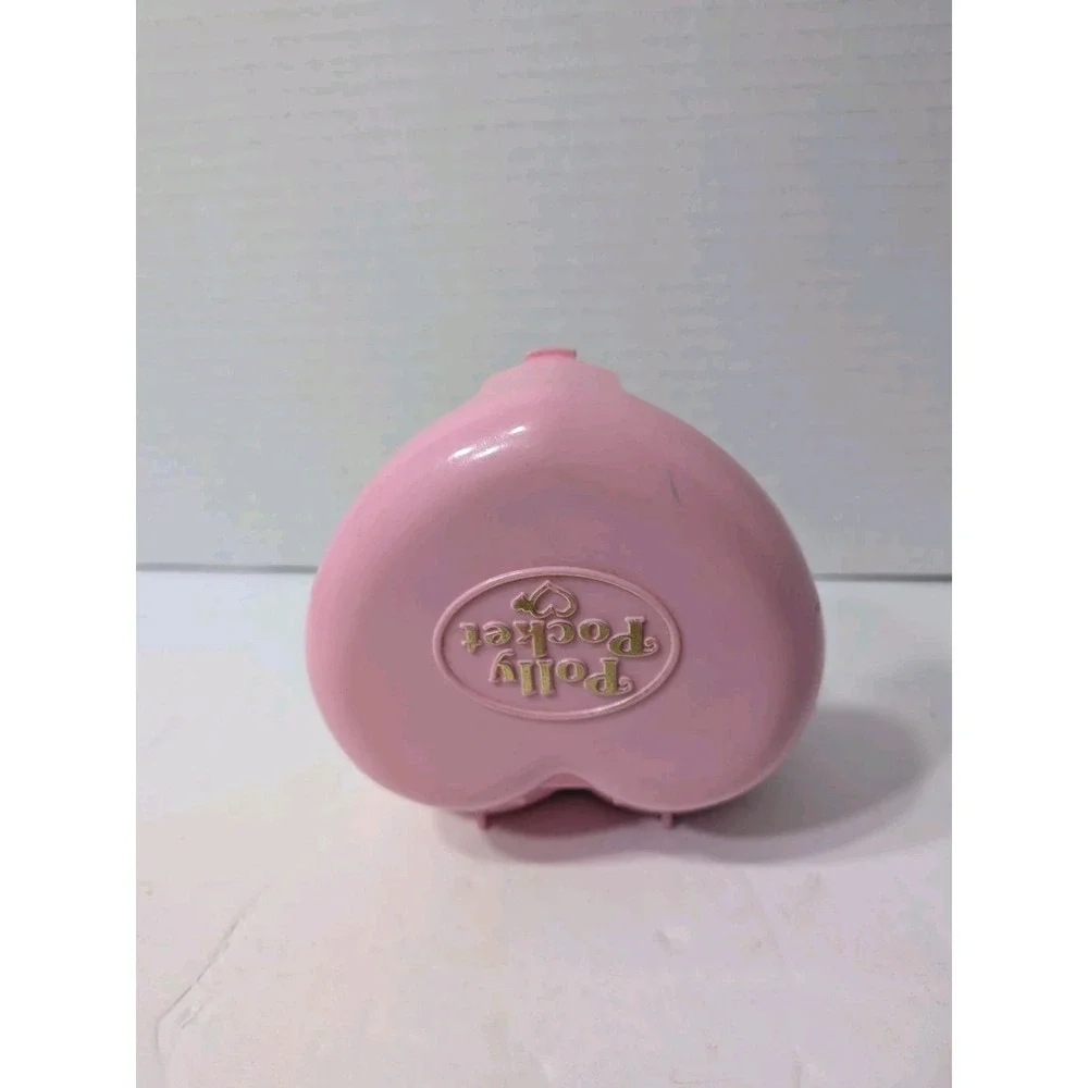 Vintage 1989 Polly Pocket Country Cottage Pink Heart Bluebird Toys Compact Only